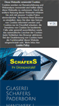 Mobile Screenshot of glas-schaefers.de